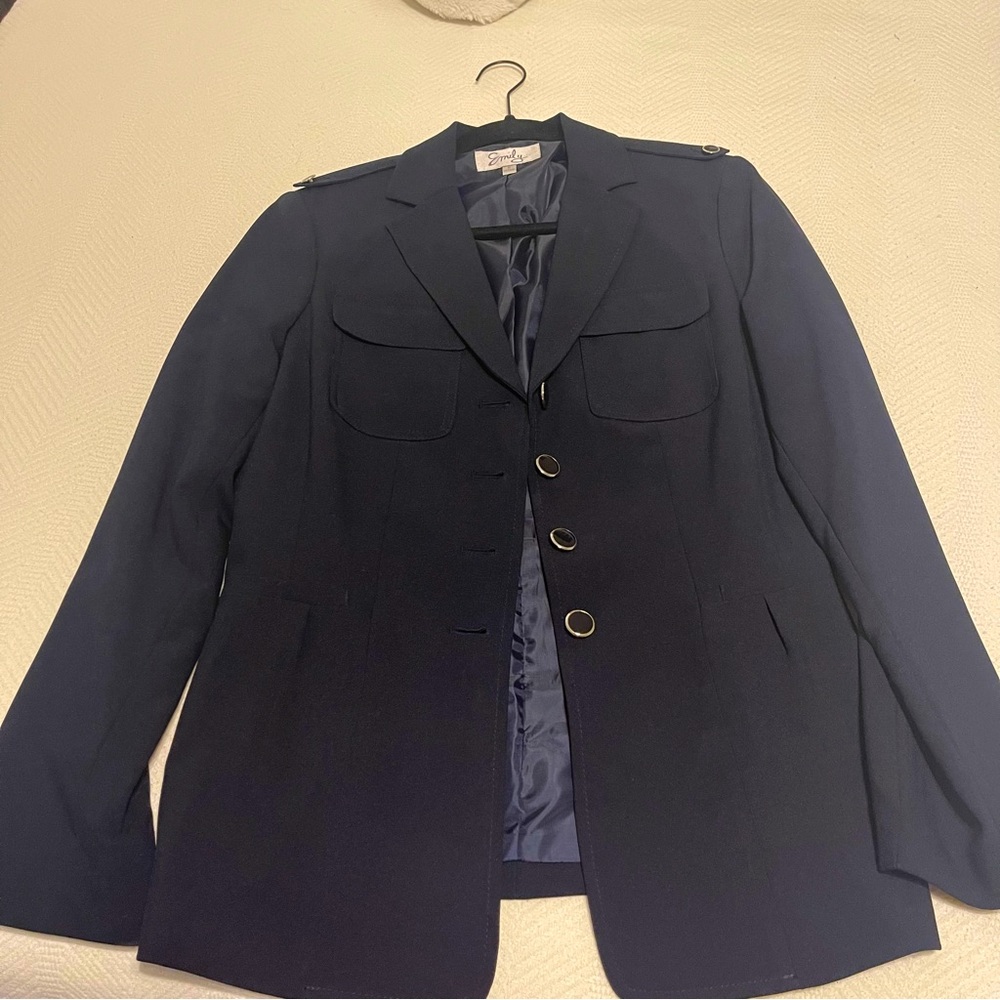 Jacket color Navy blue size 8